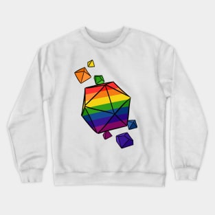 Pride Flag Dice Crewneck Sweatshirt